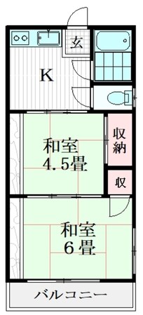 第2東荘の物件間取画像